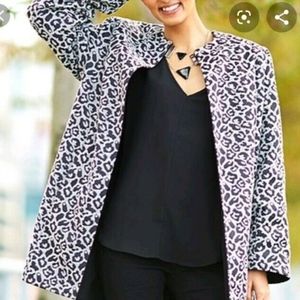 Betsy Johnson Reversible Jacket/Coat Size L NWT